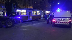 Kisiklott egy villamos a Széll Kálmán téren