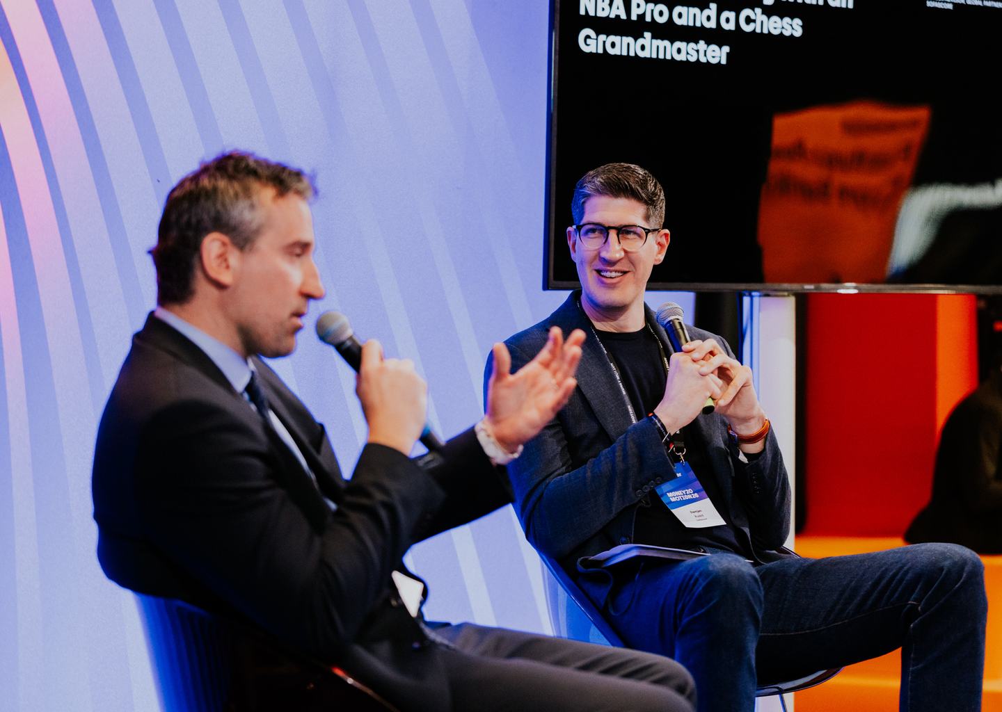 Damjan Rudez, a Sofascore globális partnerségekért felelős vezető tanácsadója a zágrábi Money Motion konferencián.