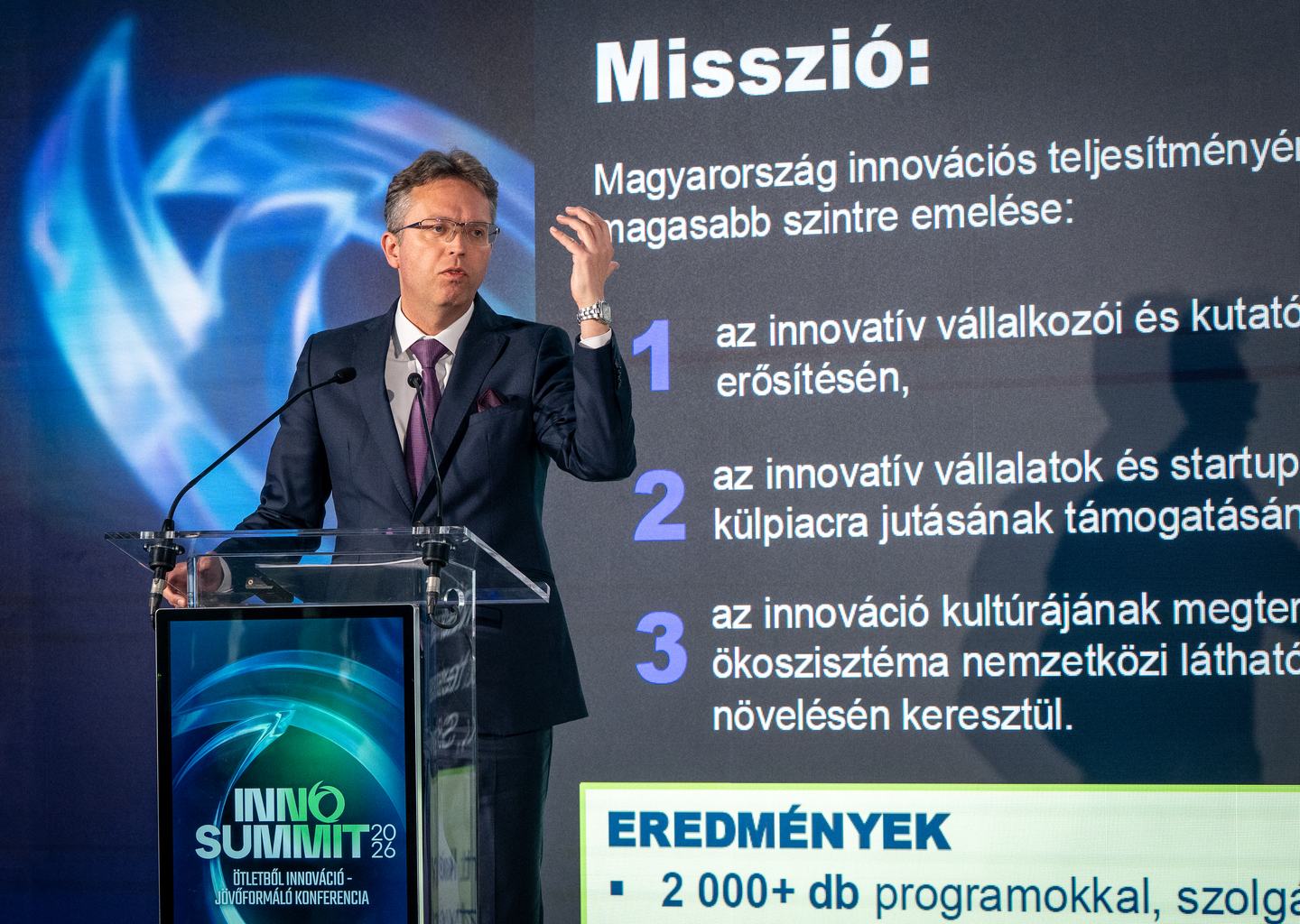 Hankó Balázs Kultúráért és innovációért felelős miniszter beszéde az InnoSummit 2026 konferencián