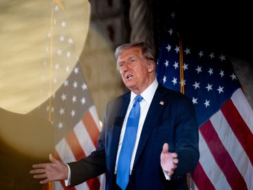 Donald Trump, az Egyesült Államok megválasztott elnöke sajtótájékoztatót tart 2024. december 16-án a floridai Palm Beachen