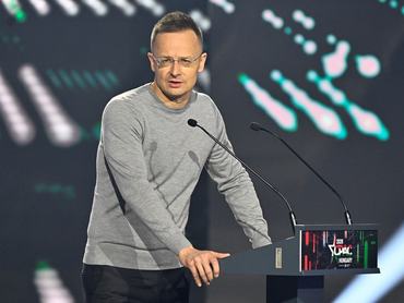 Budapest, 2026. március 21.Szijjártó Péter külgazdasági és külügyminiszter a CPAC (Konzervatív Politikai Akció Konferencia) Hungary 2026 rendezvényen a MTK Sportparkban 2026. március 21-én.MTI/Máthé Zoltán